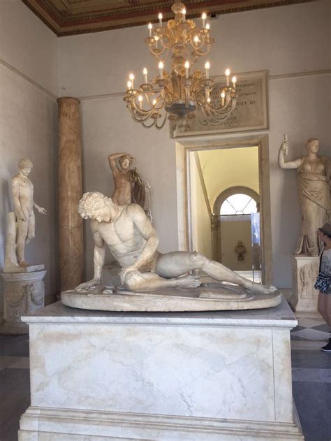 Il Galata Morente Musei Capitolini Roma Statue Storia Antica Dipinti