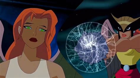 Hawkgirl Shayera Hol Powers Fight Scenes Justice League Animated