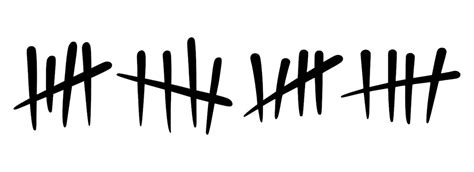Premium Vector Tally Marks To Count Days In Prison Tally Marks For