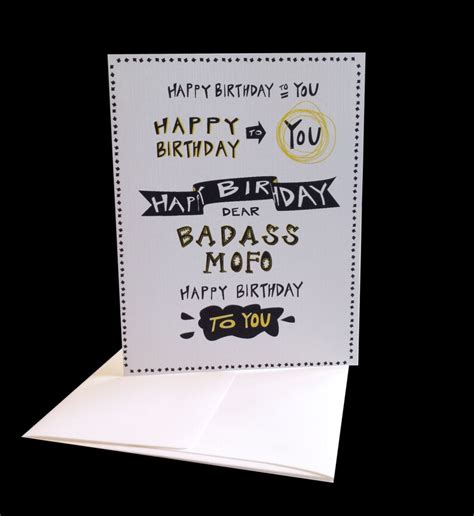 Printable Badass Birthday Card Instant Download Instant Download Etsy