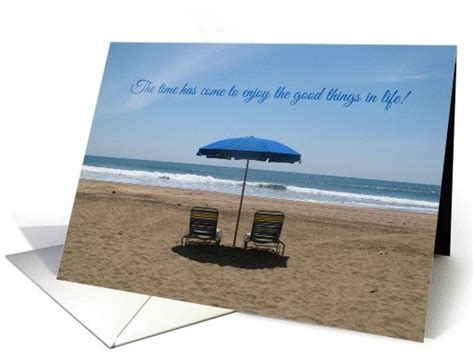 Beach Chairs Retirement Announcement Happy Cards Retirement Cards