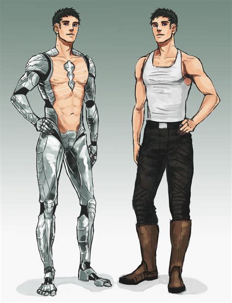 on deviantart character design male character