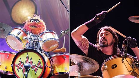 Watch Dave Grohl Animal Battle In Muppets Drum Off Dave Grohl