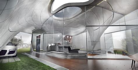 Curve Appeal Worlds First Freeform 3d Printed House Architecture