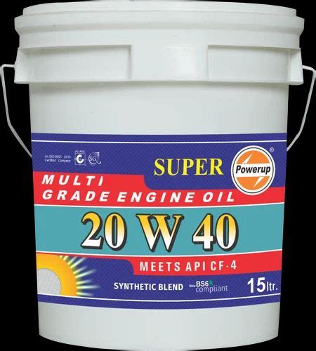 Powerup Super W Cf Synthetic Bland Multi Grade Engine Oil For