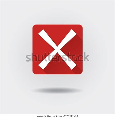 Remove Delete X Icon Stock Vector Royalty Free 289033583 Shutterstock