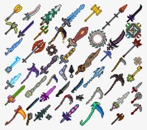 Meleeweaponcollection - Terraria Fan Made Swords PNG Image ...