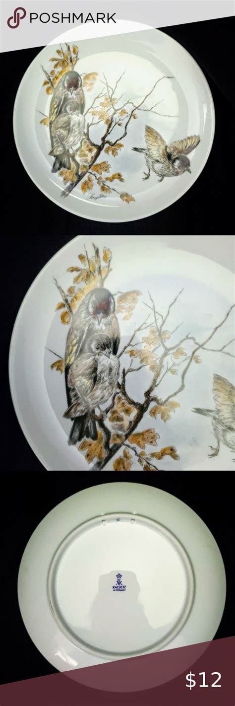 Vintage Kaiser Germany Bird Plate Bird Plates Plates Vintage Plates