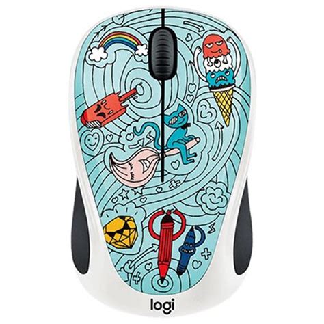 Buy Logitech M238 Doodle Collection Wireless Mouse Online Dubai Uae