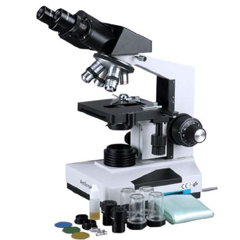Amscope B490 Compound Binocular Microscope Wf10x Eyepieces 40x 1000x