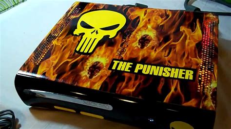 Custom Modded Xbox 360 Elite The Punisher For Sale At Supercustommodz