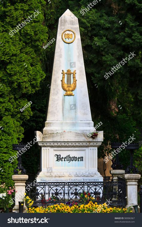 Last Resting Place Of Composer Ludwig Van Beethoven Grave At The Vienna