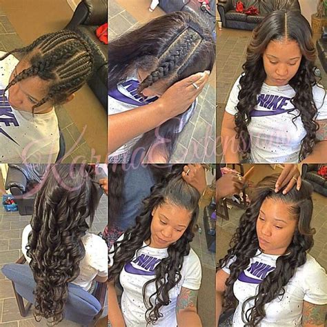 I know that i was confused about getting a straight line and ending right at the point. Pin by Nykeiya Buchanan 👑 on Hairstyles | Sew in ...