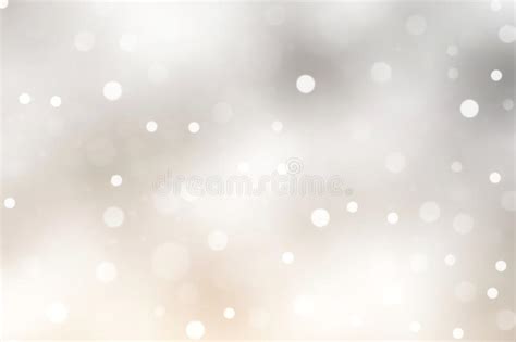 White Abstract Background Bokeh Blurred Beautiful Shiny Lights