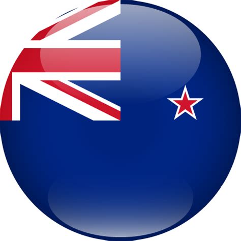 Vector Country Flag of New Zealand - Sphere | Vector World Flags