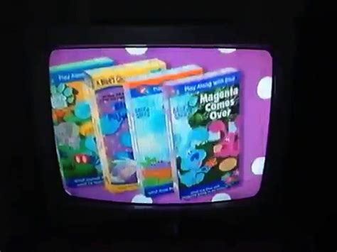 Opening To Blues Clues Blues Big Musical Movie 2000 Vhs Видео