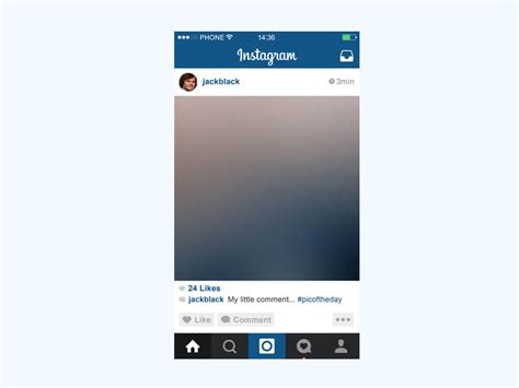 Instagram Mobile Mockup Fluxes Freebies
