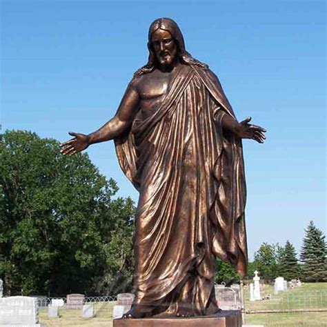 Outdoor Garden Religious Bronze Casting Statues Of Jesus For Sale