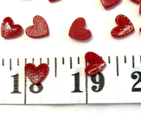 Coe 96 Fused Glass Hearts Opal Red 3 8 Inch Pack Of 24 Etsy