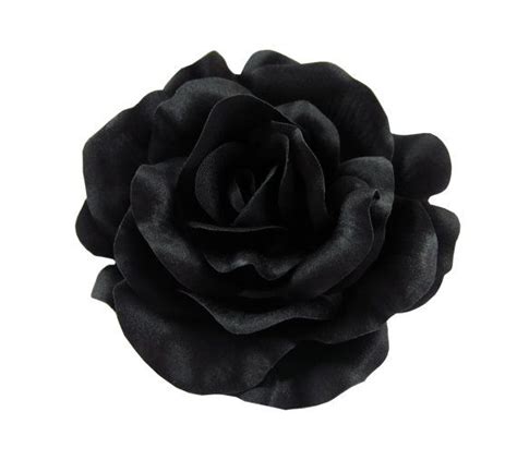 Driven by a passion for floristr Black Rose flower Hair Clip | Flower hair clips, Silk ...