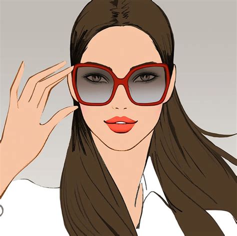 Sunglasses Illustrations For Nextofficial Matching Face Shapes Ovalroundheartsquare And