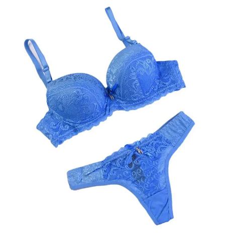 Sexy Female Lace Bra Underwear Set 34 38 B Cup Women Cute Push Up Cotton Romantic Intimate Bra