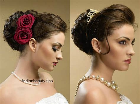 30 Elegant Bridal Updo Hairstyles Indian Beauty Tips