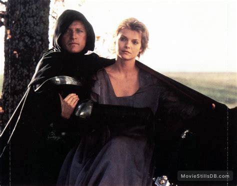 Ladyhawke Publicity Still Of Rutger Hauer And Michelle Pfeiffer