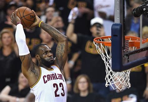 7 Mind Blowing Lebron James Dunks From The 2016 Nba Finals