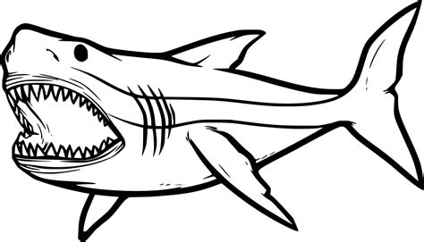 Dibujo Tiburon Para Colorear Imprimir E Dibujar Coloringonlycom