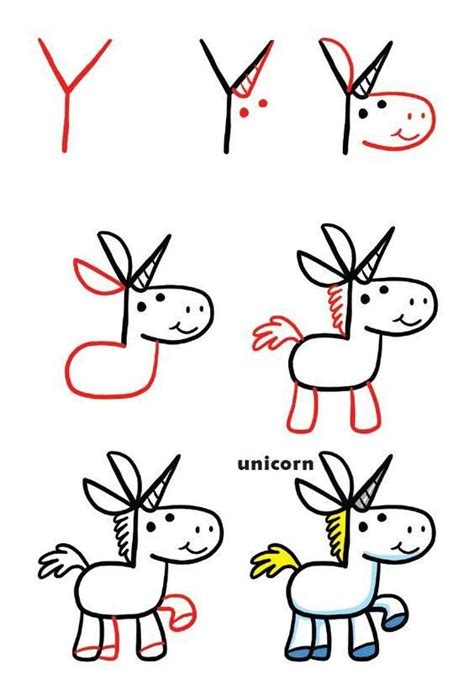 Aprende A Dibujar Un Unicornio Con Estos Simples Pasos ¿aprendemos A Dibujar Todo Bonito