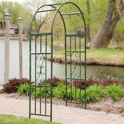 Made to the highest standards, our garden arches not only look good on their own but also look stunning covered with climbing plants. Gardman Kensington 7ft. Metal Arch Arbor - Arbors at Hayneedle