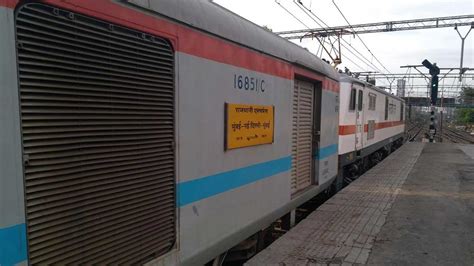 indian railways mumbai new delhi rajdhani express mumbai new delhi rajdhani turns 50