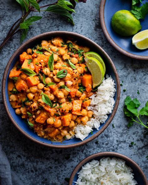 Butternut Squash Curry With Chickpeas Rainbow Plant Life