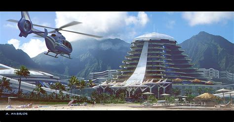 Jurassic World Resort Hotel Concept 2015 Aaron Mcbride On Artstation At