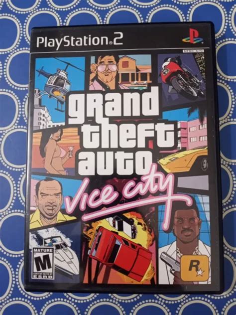 Grand Theft Auto Vice City Sony Playstation 2 Ps2 Cib Complete W