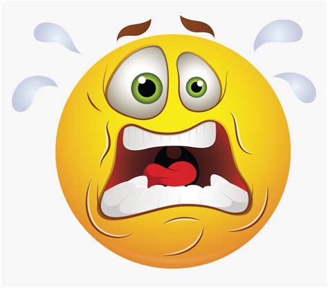 Angry Emoticon Bing Images Scared Emoticons Hd Png Download Kindpng
