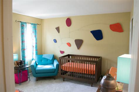mid century modern nursery budget friendly project nursery