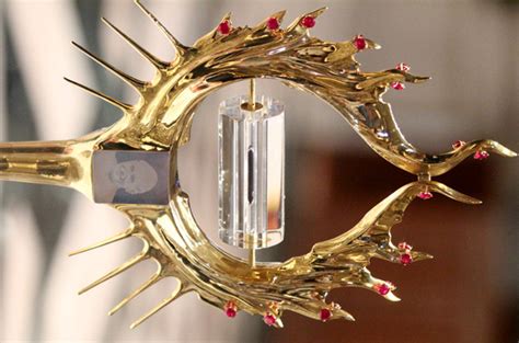 Hundreds Venerate Relic Of St John Paul Ii Catholic Philly
