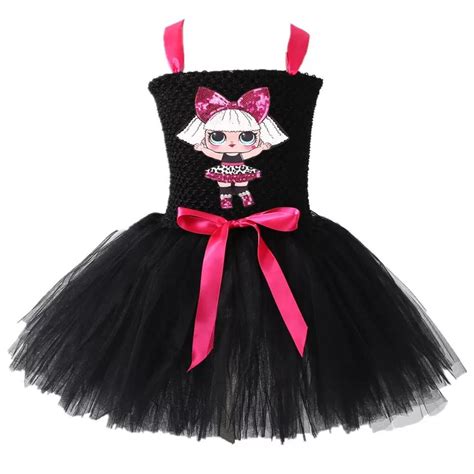 Lol Inspired Costume Tutu Dress Kids Girl Halloween Faves One Price