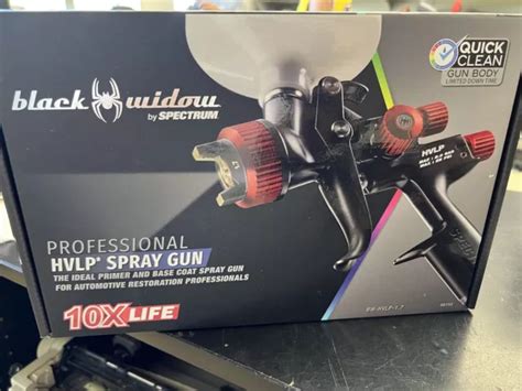 Spectrum Black Widow 56152 Bw Hvlp 17 Professional Hvlp Spray Gun New