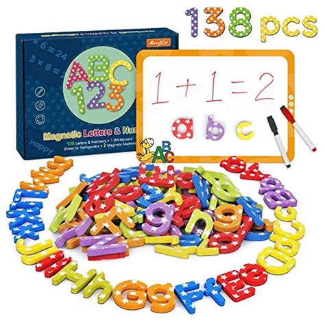 Magnetic Alphabet Letters And Numbers For Toddlers 138 Pcs