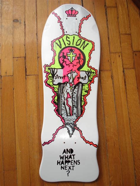 Vision Skateboard Street Ghost Skateboard Art Old School Skateboards