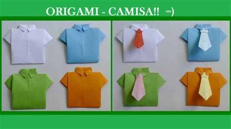 Fantásticas Camisas De Papel Hechas Con La Técnica Origami Origami