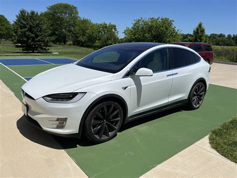 2018 Model X 100d Pearl White Multi Coat Xwvm4 Sell Your Tesla Only Used Tesla