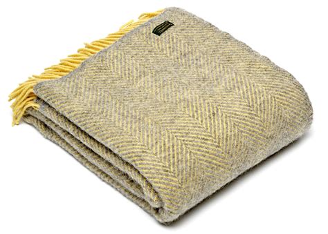 Wool Blanket Online British Made Ts Herringbone Pure
