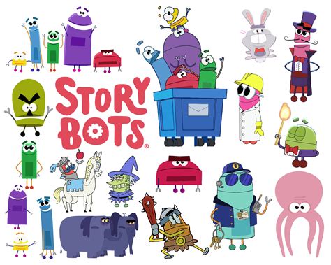 Storybots Layered Files Storybots Svg Bundle Storybots Svg Storybots