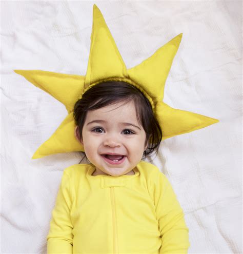 No Sew Diy Sunshine Baby Costume