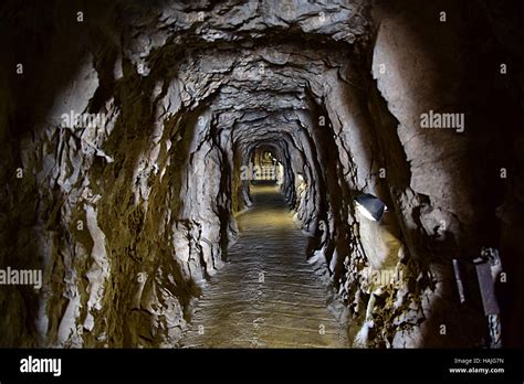 Fortification Tunnel In Gibraltar Rock Stock Photo Alamy