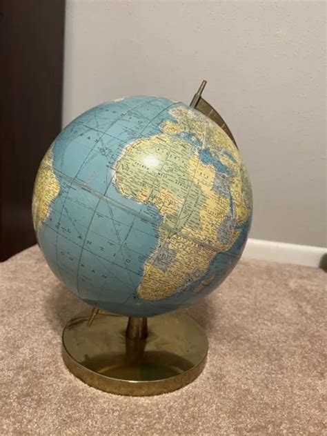 Vintage Globe Rand Mcnally World Globe 12 1500 Picclick
